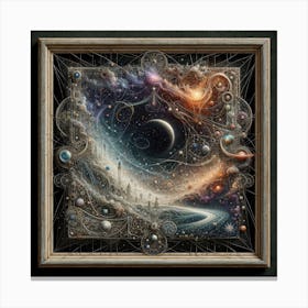 Embroidery Canvas Print