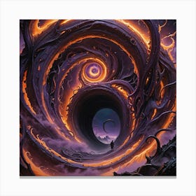 Alien Wormhole 1 Canvas Print