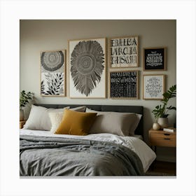 Default Bedroom Wall Art Decor 2 (40) Canvas Print