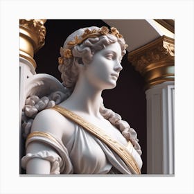 Statue Of Aphrodite Canvas Print