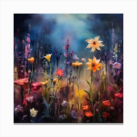 'Flowers In The Sky' 1 Canvas Print