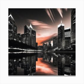 Shanghai Cityscape Canvas Print