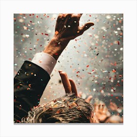 Confetti 3 Canvas Print