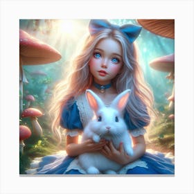 Alice In Wonderland 3 Canvas Print