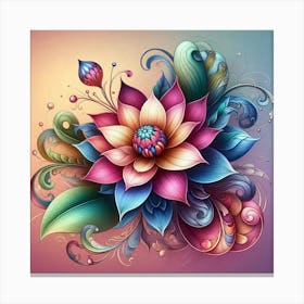 Lotus Flower 5 Canvas Print