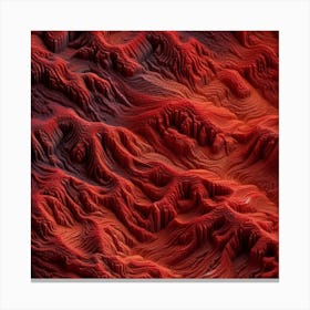 Abstract Mountain Landscape Canvas Print