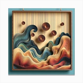 Paper Cut Art 7 Canvas Print