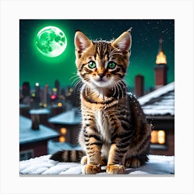 Gorgeous Tabby Cat Canvas Print