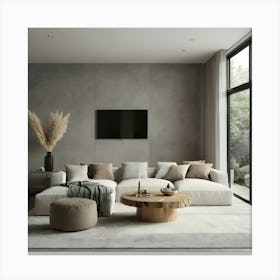 Modern Living Room 130 Canvas Print