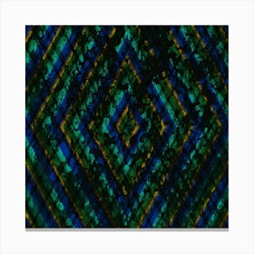 Blue Diamonds Canvas Print