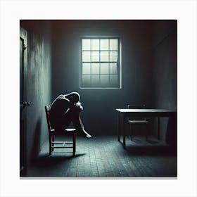 Alone in the Darkness Canvas Print