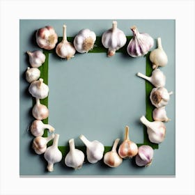 Garlic Frame 1 Canvas Print