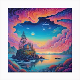 Dreamscape Island Canvas Print