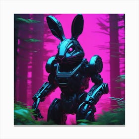 Robot Bunny 1 Canvas Print