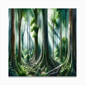 Forest Metal Print Canvas Print