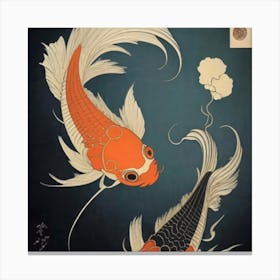 Koi Fish Canvas Print