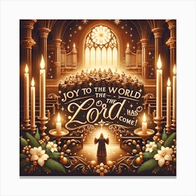 Joy To The World Canvas Print