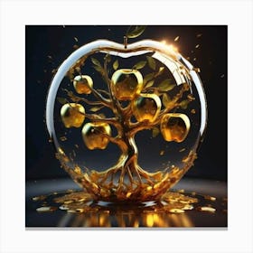Golden Apple Tree 2 Canvas Print