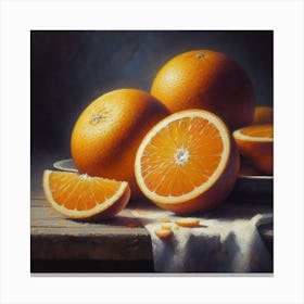 The Beauty of Oranges: A Still Life Oil Painting Tutorial Canvas Print