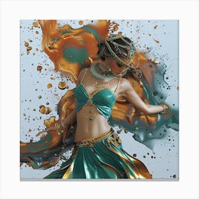 Belly Dancer Canvas Print