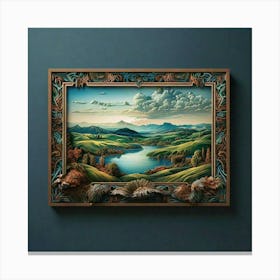 Landscape Painting 1 Canvas Print