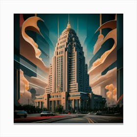 Futuristic Skyscraper 2 Canvas Print