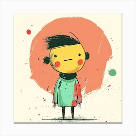 Kid Illustration Canvas Print