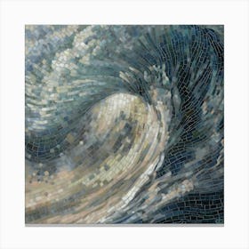 Wave Mosaic Canvas Print