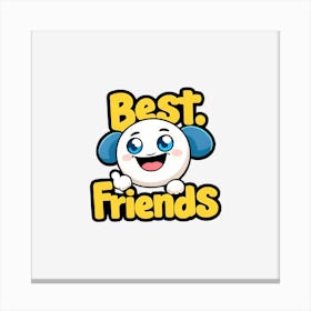 Best Friends Logo Canvas Print