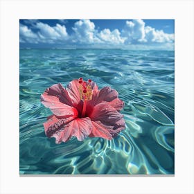 Hibiscus Flower Canvas Print