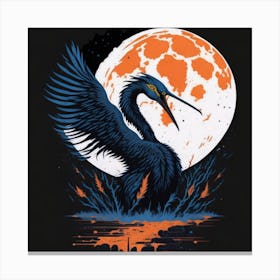 Lucky Crane Canvas Print