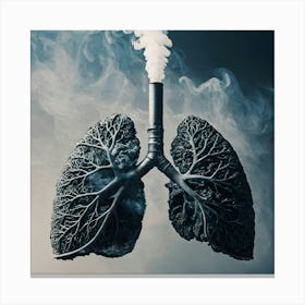 Lungs Stock Photos & Royalty-Free Images 1 Canvas Print