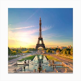 Eiffel Tower Paris Canvas Print