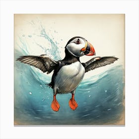 Puffin 2 Canvas Print