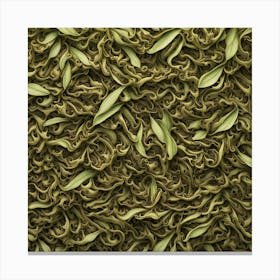 Tea Leaves Art 5 Canvas Print