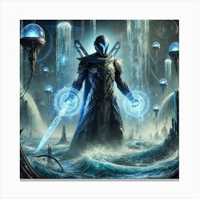 Cascade Guardian Hydromancy Canvas Print