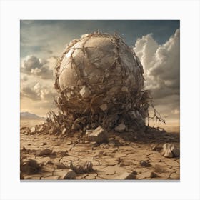 Earth Sphere Canvas Print