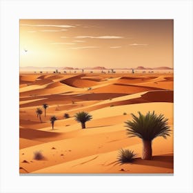 Desert Landscape 47 Canvas Print