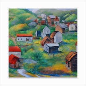 Village By Sanjay Canvas Print