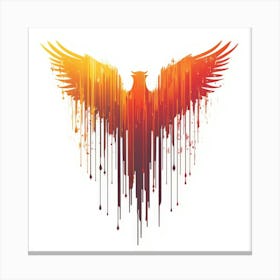 Phoenix Generated AI. Wall Art Print Canvas Print