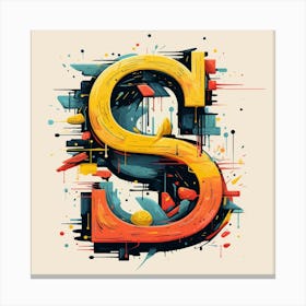 Letter S Canvas Print