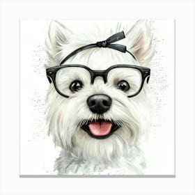 Westie Canvas Print