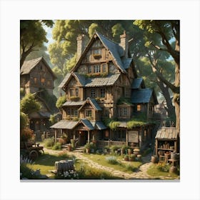 Fairytale House 3 Canvas Print