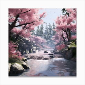 Sakura Blossoms Canvas Print