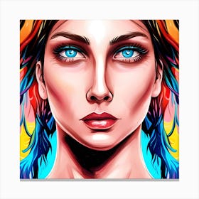 Portrait Of A Woman 3 Canvas Print