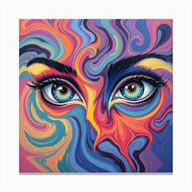 Eye Of A Woman 2 Canvas Print