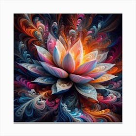 Lotus Flower 5 Canvas Print