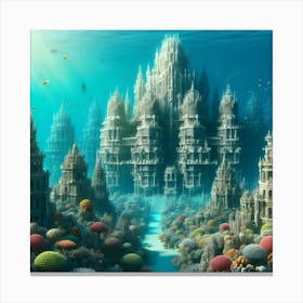 Underwater City 2 Canvas Print