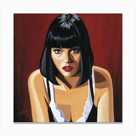 Mia Wallace Pulp Fiction Art Print Painting Canvas Print