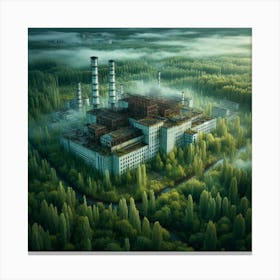 Ukrainian Nuclear Power Plant 1 Canvas Print